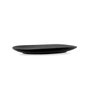 Bidasoa Plato Irregular Porcelana Fosil Negro (9 Unidades) 22,8x20,1 cm
