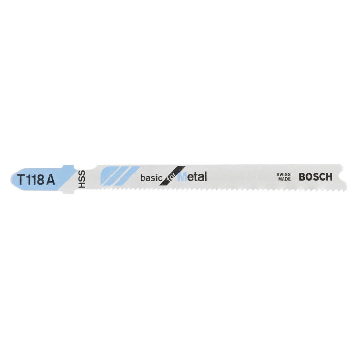 Bosch T 118 A Juego de 5 hojas para sierra caladora para metal Bosch T 118 A Juego de 5 hojas para sierra caladora para metal