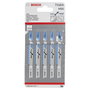 Bosch T 118 A Juego de 5 hojas para sierra caladora para metal