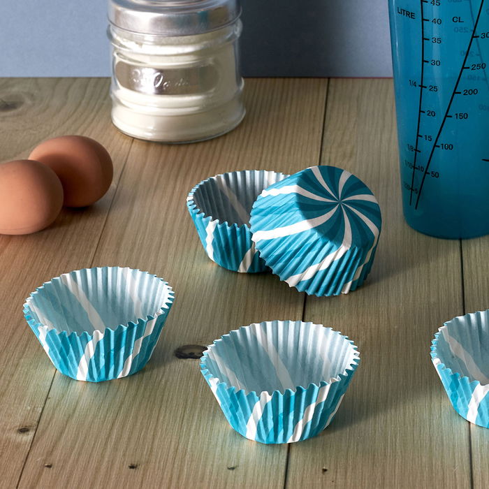 Lily Cook Juego De 75 Moldes Papel Diámetro 7 cm Colores Surtidos Aptos Horno Microondas