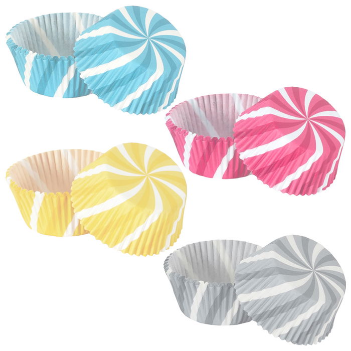 Lily Cook Juego De 75 Moldes Papel Diámetro 7 cm Colores Surtidos Aptos Horno Microondas