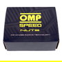 Omp OMPS09921211 Juego 20 Tuercas Rueda Aluminio 7075 M12x1.5 Llave 19mm Largo 40mm Morado