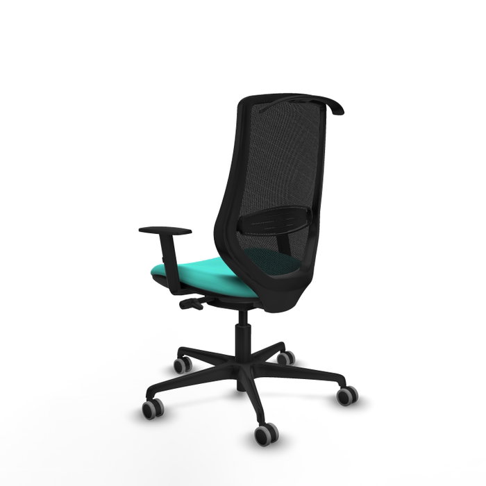 PIQUERAS Y CRESPO Silla de oficina Mardos con mecanismo Sincro/Traslack, Turquesa y Negro PIQUERAS Y CRESPO Silla de oficina Mardos con mecanismo Sincro/Traslack, Turquesa y Negro