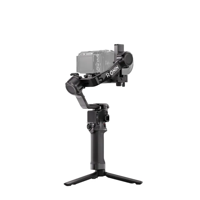 DJI Gimbal RS 5 Estabilizador de Cámara Negro con Bluetooth, Rotación Continua 360°, Pantalla Táctil