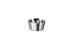 Leone Bol Aperitivo Acero Martillado Diámetro 8 cm Altura 5 cm Apto Lavavajillas