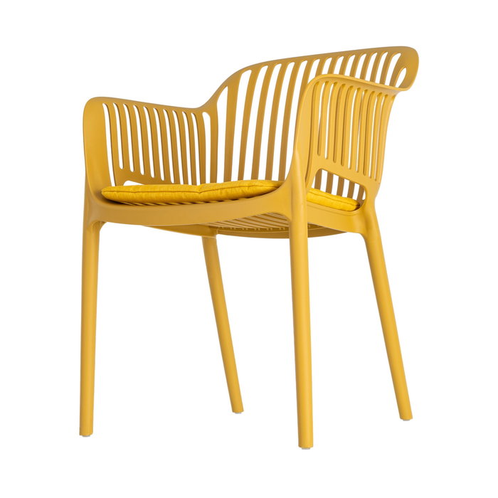 Silla Apilable Polipropileno Exterior 55 X 61 X 80 cm (Set de 4)