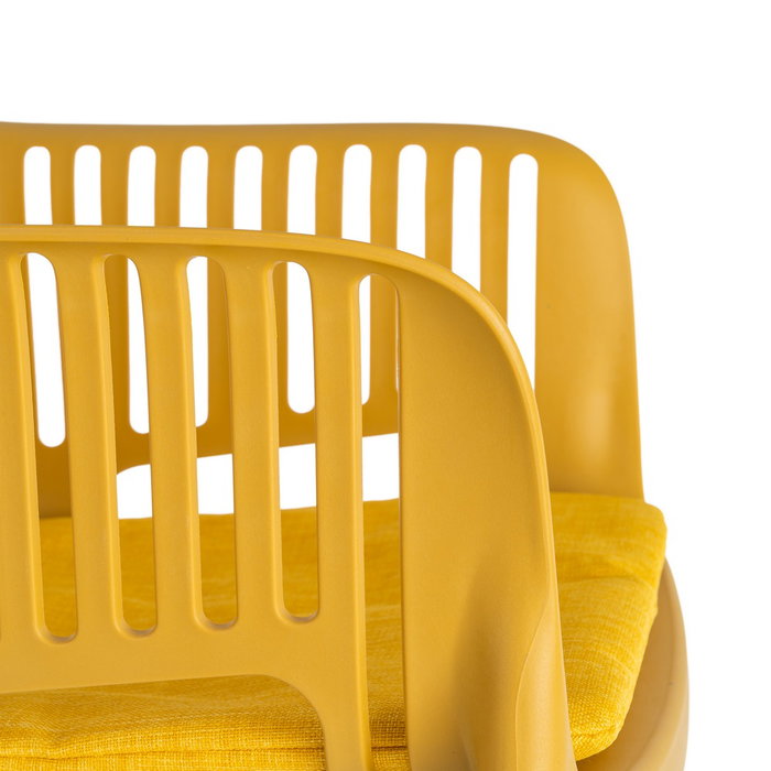 Silla Apilable Polipropileno Exterior 55 X 61 X 80 cm (Set de 4)