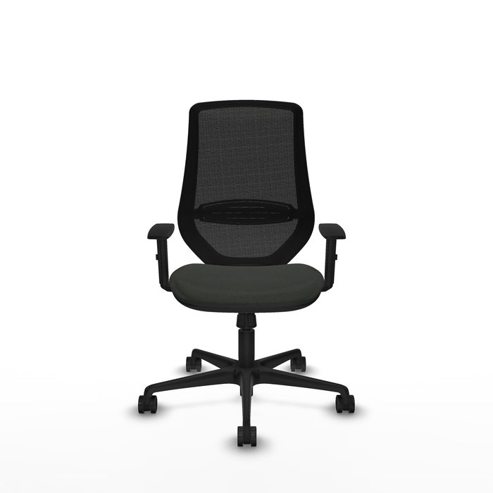 Silla de oficina Mardos con mecanismo Sincro tapizada con Tela color Negro. Equipada con lumbar 1D, Brazos 1D y Ruedas 65mm nailon Silla de oficina Mardos con mecanismo Sincro tapizada con Tela color Negro. Equipada con lumbar 1D, Brazos 1D y Ruedas 65mm nailon