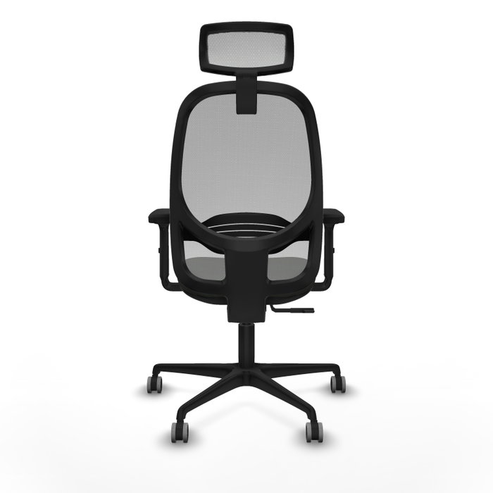 PIQUERAS Y CRESPO Silla de oficina Cilanco con mecanismo Sincro, Negro y Gris
