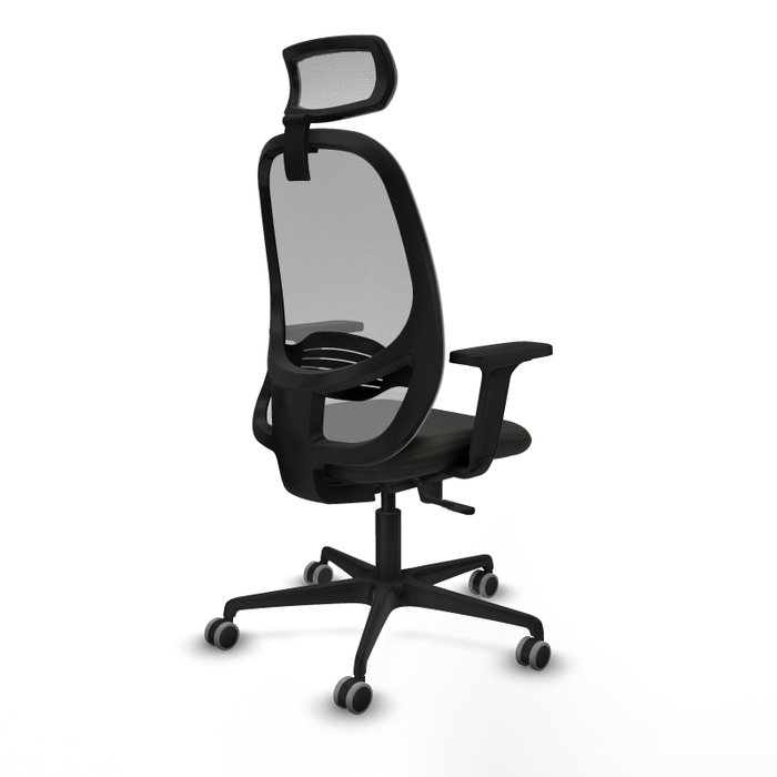 PIQUERAS Y CRESPO Silla de oficina Cilanco con mecanismo Sincro, Negro y Gris