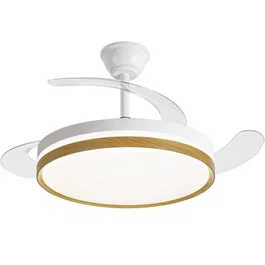 Daewoo Ventilador de Techo con Aspas Retráctiles y Luz LED 42 pulgadas