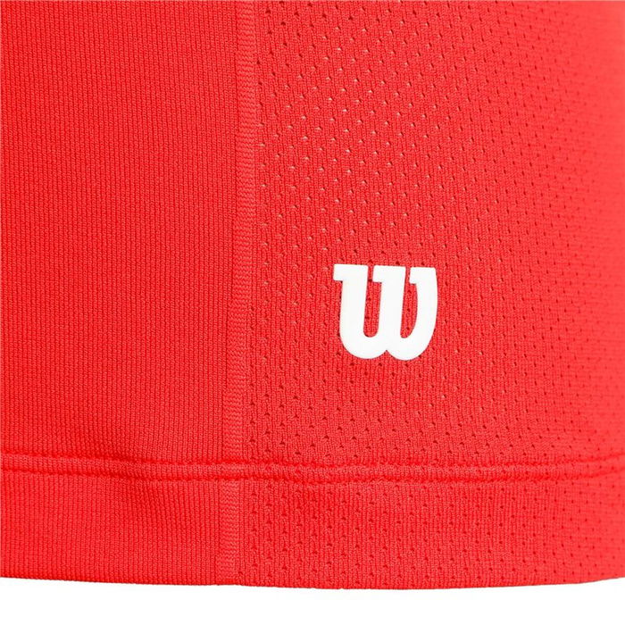 Camiseta de Manga Corta Hombre Wilson Wilson Team Seamless Crew Rojo Pádel Camiseta de Manga Corta Hombre Wilson Wilson Team Seamless Crew Rojo Pádel