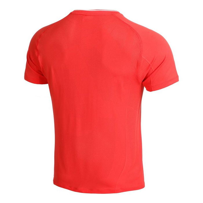 Camiseta de Manga Corta Hombre Wilson Wilson Team Seamless Crew Rojo Pádel Camiseta de Manga Corta Hombre Wilson Wilson Team Seamless Crew Rojo Pádel