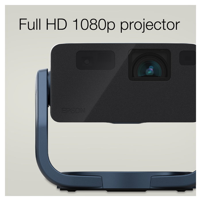 Epson EF-22N Proyector Láser Full HD 1080p 1000 Lúmenes 3LCD, Relación de Contraste 5000000:1, Smart TV, 5W Altavoz, Blanco y Color 1000lm, Negro y Azul
