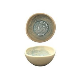 Summa Bol Gres Verde - Diámetro 7 cm, Alto 3 cm, Capacidad 5 cl, Modelo Mar Verde (Set de 12)