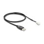 DeLOCK Cable de ventilador USB 2.0 Tipo-A a 3 pin 1 m