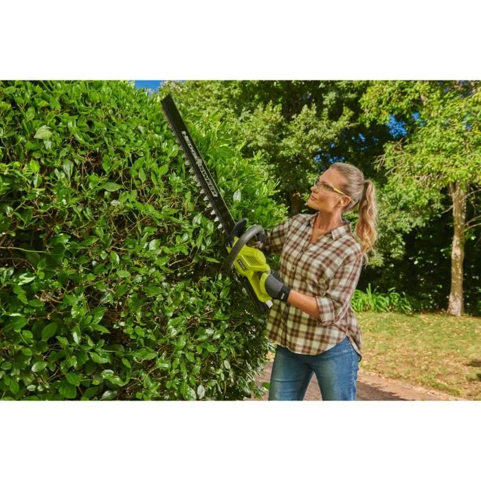 Ryobi Cortasetos 36V Cuchillas 60cm Separación 26mm Función Sierra Incluye 1 Batería Litio 36V 2.0 Ah y Cargador 1.7A