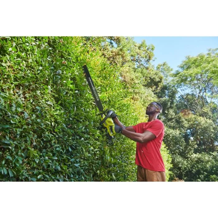 Ryobi Cortasetos 36V Cuchillas 60cm Separación 26mm Función Sierra Incluye 1 Batería Litio 36V 2.0 Ah y Cargador 1.7A