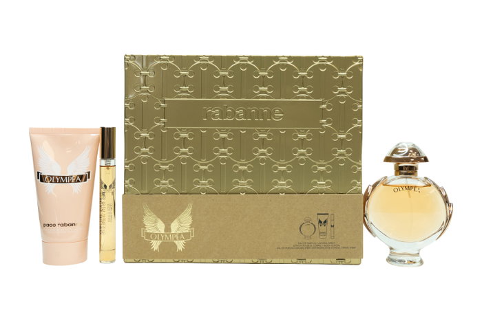 Paco Rabanne Olympea Gift Set con Eau de Parfum y Loción Corporal para Mujer Paco Rabanne Olympea Gift Set con Eau de Parfum y Loción Corporal para Mujer