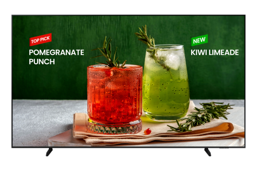 Samsung BE98D-H 98" Clase Diagonal TV LCD con Retroiluminación LED Crystal UHD Señalización Digital Smart TV Tizen Samsung BE98D-H 98" Clase Diagonal TV LCD con Retroiluminación LED Crystal UHD Señalización Digital Smart TV Tizen