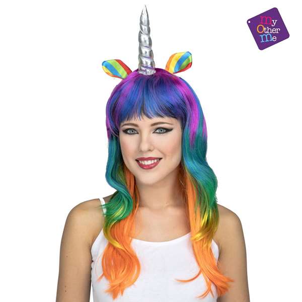 My Other Me Peluca Unicornio Multicolor