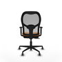 PIQUERAS Y CRESPO Silla de Oficina Jorquera Naranja y Gris con Mecanismo Sincro/Traslack