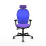 PIQUERAS Y CRESPO Silla de oficina Jorquera Sincro/Traslack Lila y Azul