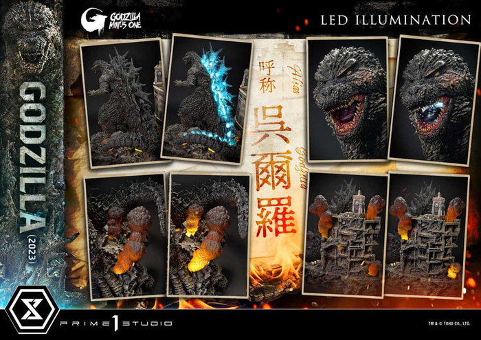 Godzilla Minus One Diorama Masterline Series Godzilla 2023 Bonus Version 70 cm Godzilla Minus One Diorama Masterline Series Godzilla 2023 Bonus Version 70 cm