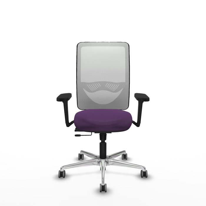 PIQUERAS Y CRESPO Silla de oficina Zulema con mecanismo Sincro/Traslack, Morado y Blanco PIQUERAS Y CRESPO Silla de oficina Zulema con mecanismo Sincro/Traslack, Morado y Blanco