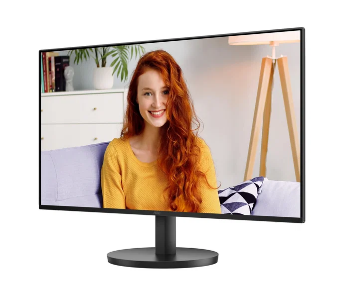 AOC Monitor 27" 27B3HA2 Full HD IPS 120Hz HDMI VGA Altavoces Integrados Borde Ultrafino Low Blue Light Adaptive Sync - Negro