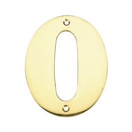 GSC Evolution Número puerta 0 acero inoxidable titanio dorado