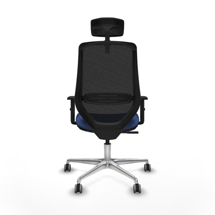 PIQUERAS Y CRESPO Silla de oficina Mardos con mecanismo Sincro Azul marino y Negro