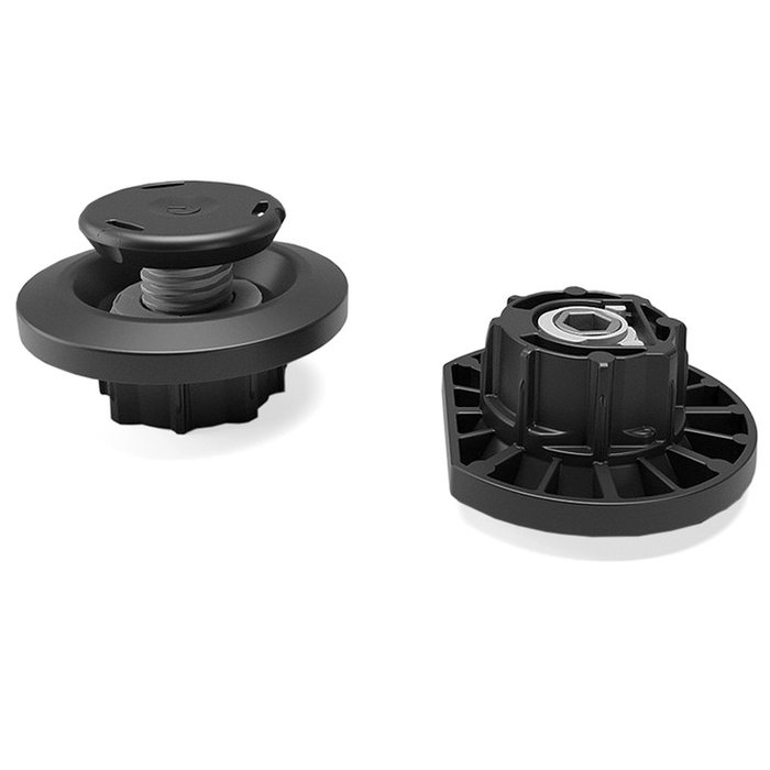 ITALIANA FERRAMENTA Pie Nivelador Integrato Tech Z Negro Carga Max Regulable +10mm 175kg