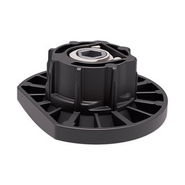 ITALIANA FERRAMENTA Pie Nivelador Integrato Tech Z Negro Carga Max Regulable +10mm 175kg