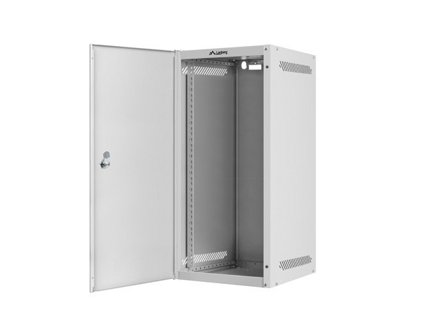 Lanberg Armario Rack de Pared 10 pulgadas 12U Gris