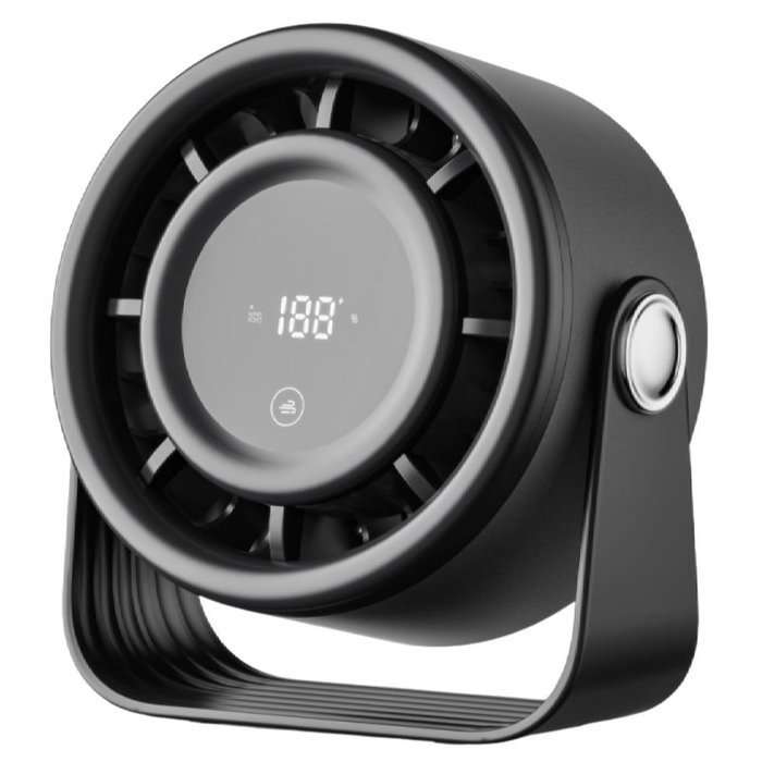 Daewoo Ventilador Sobremesa USB Recargable 10W con Display para Ordenador y Oficina - Display