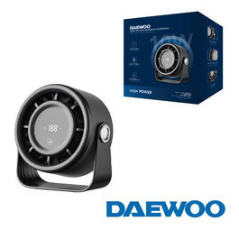 Daewoo Ventilador Sobremesa USB Recargable 10W con Display para Ordenador y Oficina - Display
