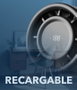 Daewoo DW9018 Ventilador de Sobremesa Recargable 10W Negro