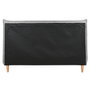 DKD Home Decor Cama de Poliéster Gris Claro con Colchón 150x200 cm