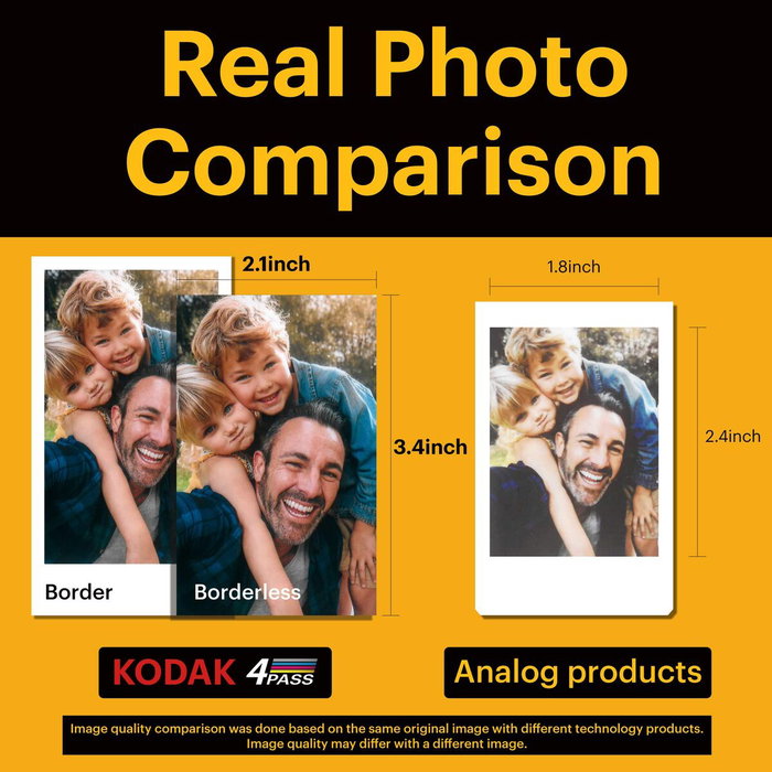 Kodak Papel Fotográfico para Sublimación Térmica, Pack de 3 Cartuchos Mini Shot Photo Combo