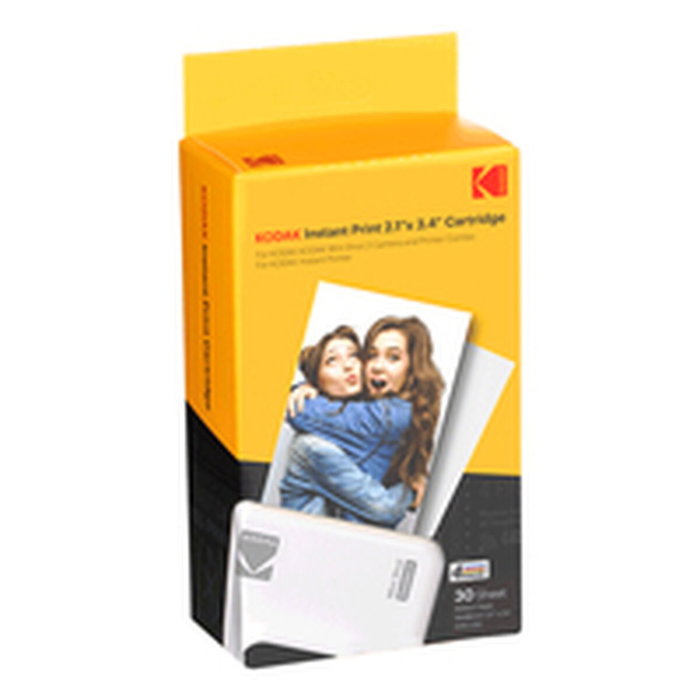 Kodak Papel Fotográfico para Sublimación Térmica, Pack de 3 Cartuchos Mini Shot Photo Combo