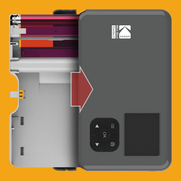 Kodak Papel Fotográfico para Sublimación Térmica, Pack de 3 Cartuchos Mini Shot Photo Combo