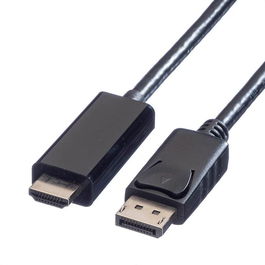 Value Displayport Cable, Dp - Uhdtv, M/M, 1 M
