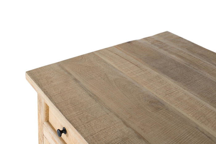 GINER Y COLOMER Escritorio Madera de Mango Natural con 2 Puertas y 2 Cajones