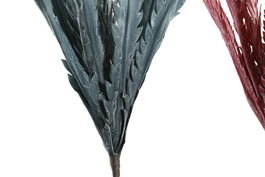 DKD Home Decor Rama Verde Fucsia Lila 10 x 100 x 35 cm (6 Unidades)