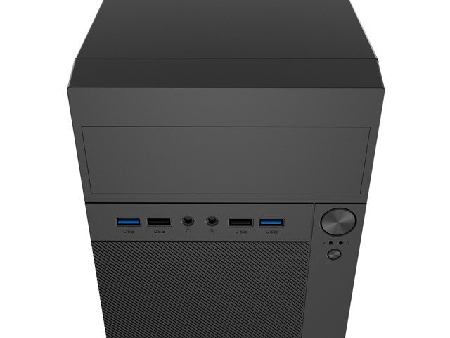 Natec Helix Carcasa Mini Tower Micro ATX Negra Sin Fuente 2xUSB 2.0 2xUSB 3.0