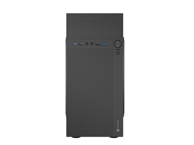 Natec Helix Carcasa Mini Tower Micro ATX Negra Sin Fuente 2xUSB 2.0 2xUSB 3.0