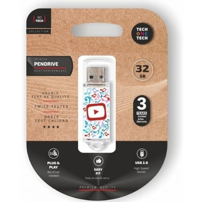 Tech One Tech Video Dream 32GB USB 2.0 Tech One Tech Video Dream 32GB USB 2.0