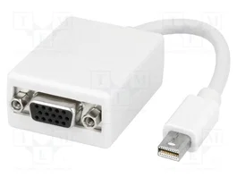 LOGILINK Convertidor mini DisplayPort a D-Sub 15pin HD