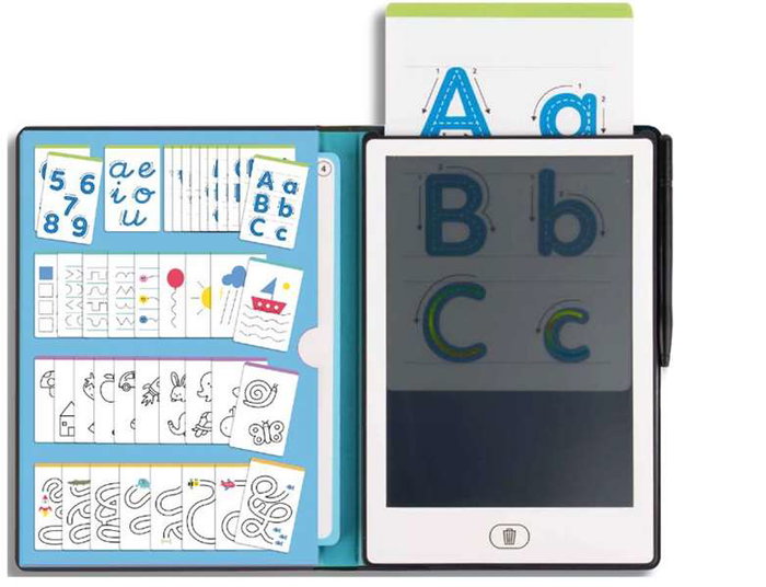 APLI KIDS 20142 - Pizarra LCD Educativa para Aprender y Dibujar, con Plantillas Reutilizables, +3 Años, Español APLI KIDS 20142 - Pizarra LCD Educativa para Aprender y Dibujar, con Plantillas Reutilizables, +3 Años, Español